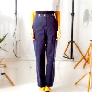 St. John Sport Dark Blue Wide Leg Jeans